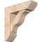Ekena Millwork Funston Slat Smooth Bracket w/ Offset Brace, Douglas Fir, 7 1/2"W x 26"D x 26"H BKT0806X26X26FST06SDF - alternate 1